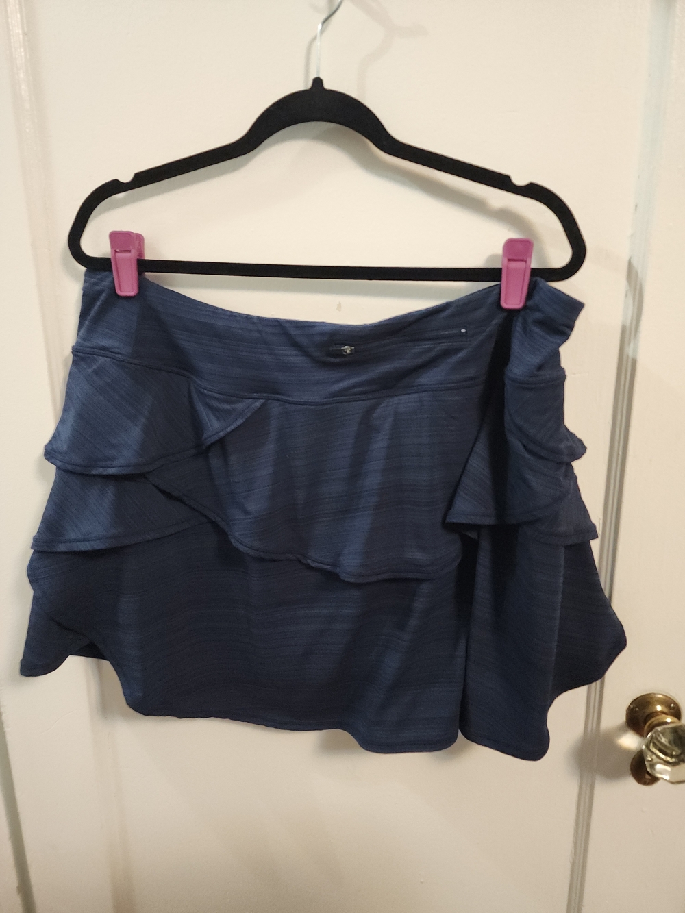 Tiered Navy Blue Women's Skort - Picture 3 of 5